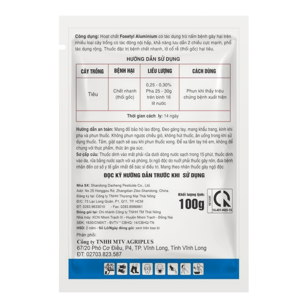 Thuốc nấm ALI MAX lưu dẫn 2 chiều cực mạnh - Karimon